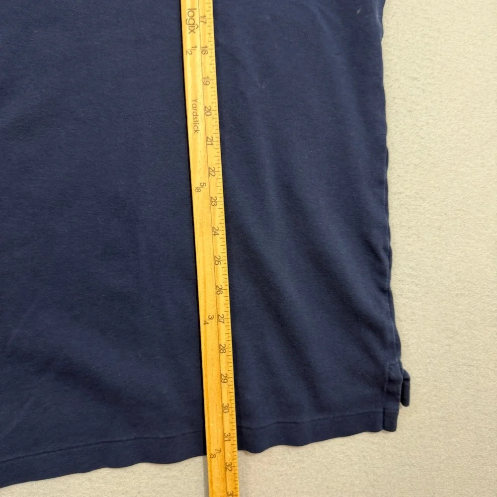 Polo Ralph Lauren Shirt Men's 2XLT Navy Blue Short Sleeve Classic Fit Pony Logo